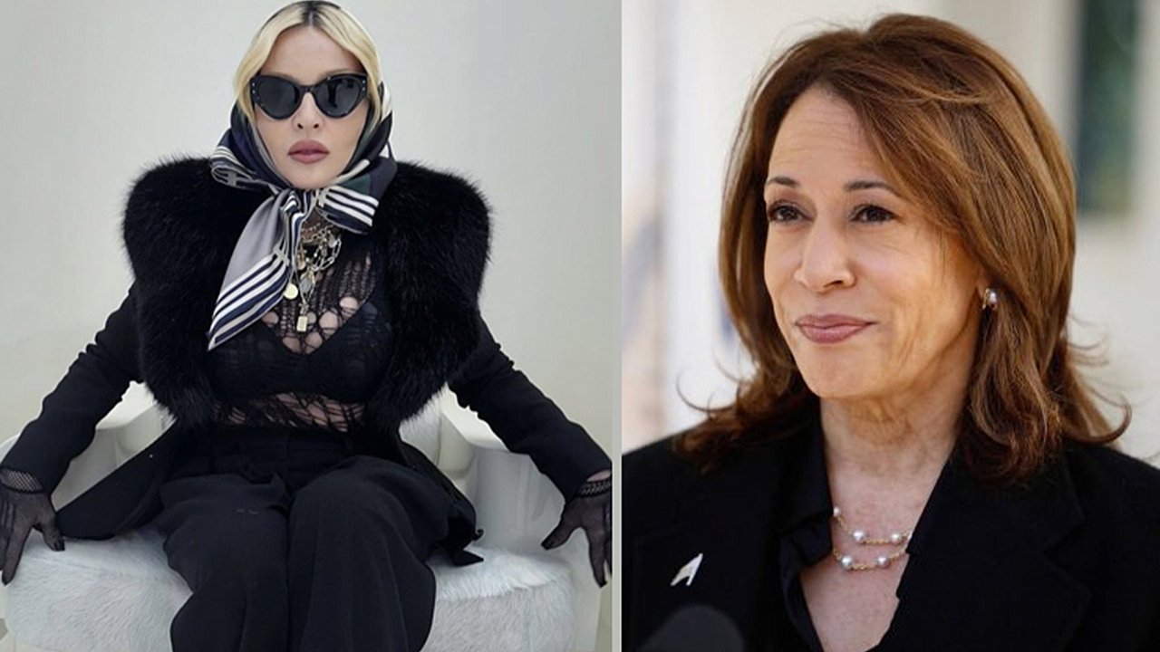Madonna Joins Major Celebrities in Endorsing Kamala Harris for President