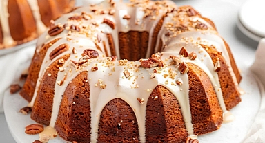 Southern Butter Pecan Pound Cake with a Rich Butter Glaze