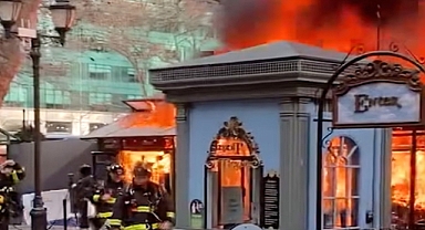 Fire Damages Bryant Park Winter Market, No Injuries Reported