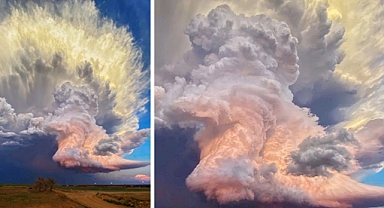 Texas Sky Ignites: Amateur Photographer Captures Explosive Storm Cloud That Took the Internet by Storm