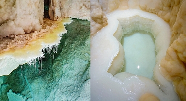Untouched Milky-Blue Pool Unearthed 700 Feet Below Ground in New Mexico's Hidden Caves