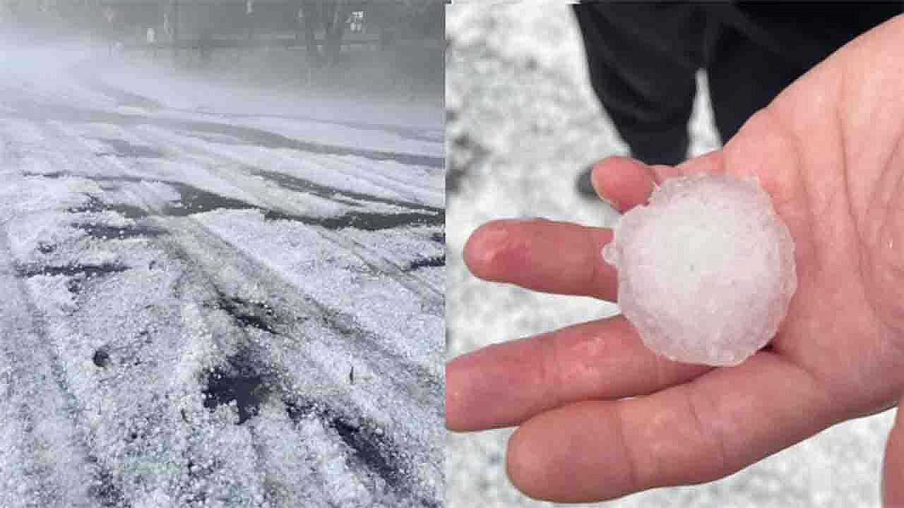 Powerful Ice Barrage Strikes S-town: Residents Face Cleanup After Severe Hailstorm